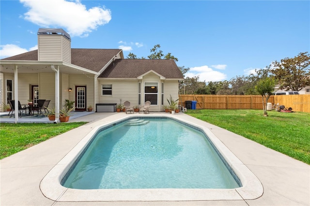2512 Rustic Oaks Dr, Lutz, FL 33559 - view of pool with a patio