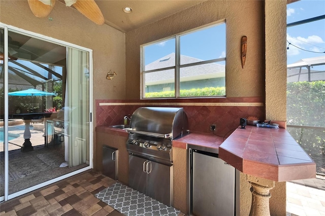 exterior space with a sink