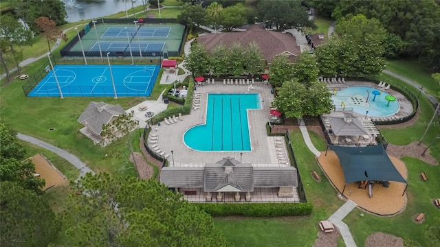 drone / aerial view