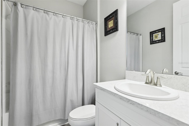 5477 Wayfarer Ave, Apollo Beach, FL 33572 - full bathroom with toilet, vanity, and shower / tub combo