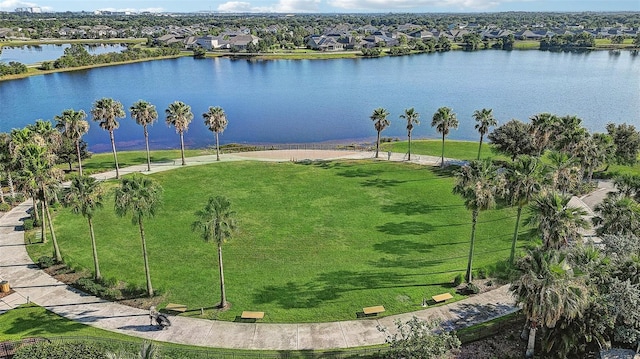 5477 Wayfarer Ave, Apollo Beach, FL 33572 - water view with nearby suburban area
