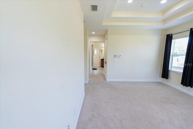 16637 Ashton Green Dr, Lutz, FL 33558 - unfurnished room with visible vents, recessed lighting, baseboards, and light carpet