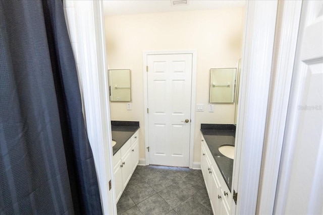 16637 Ashton Green Dr, Lutz, FL 33558 - full bath with vanity and tile patterned floors