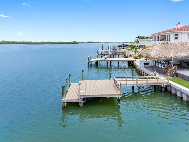 326 176th Avenue Cir, Redington Shores, FL 33708 - dock area with a water view