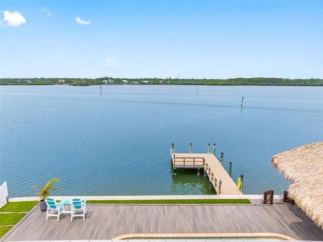 326 176th Avenue Cir, Redington Shores, FL 33708 - dock with a water view