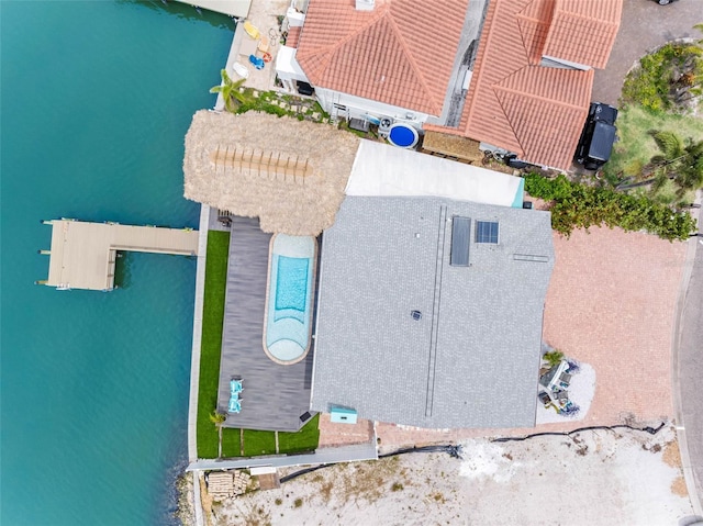 326 176th Avenue Cir, Redington Shores, FL 33708 - view from above of property featuring a pool