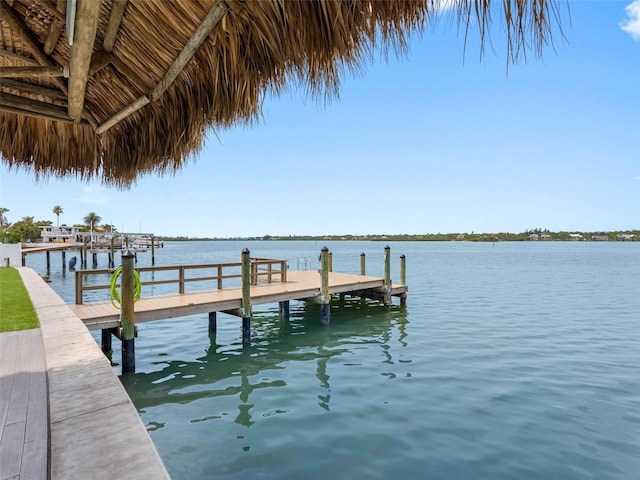 326 176th Avenue Cir, Redington Shores, FL 33708 - dock area featuring a water view