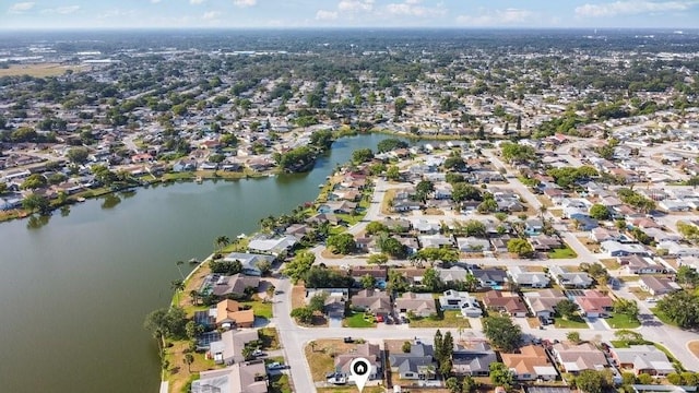 7534 Culberson Dr, Port Richey, FL 34668 - aerial view with a residential view and a water view