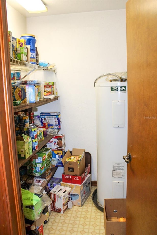 16536 Caldwell Ln, Spring Hill, FL 34610 - storage area with water heater