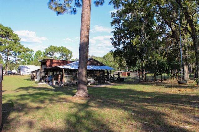 16536 Caldwell Ln, Spring Hill, FL 34610 - view of yard with fence