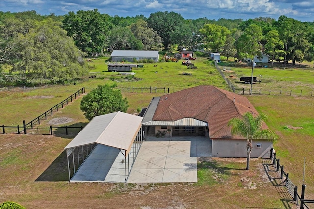 view of rural area