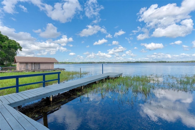 297 Lakeview Dr, Tarpon Springs, FL 34689 - dock area featuring a water view