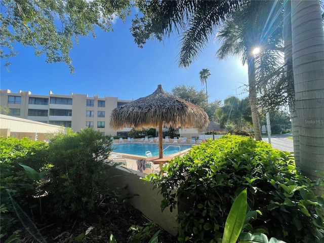 view of community pool