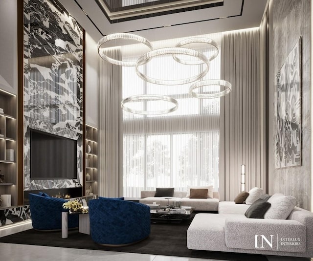 602 Channel Dr, Tampa, FL 33606 - building lobby featuring a towering ceiling