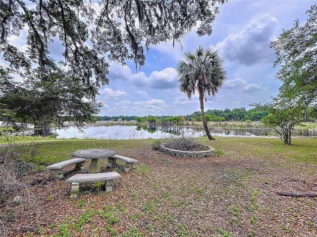 5058 Westlake Blvd, Dade City, FL 33523 - view of yard with a water view