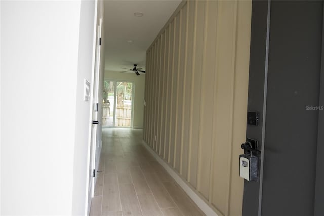 12484 Cross St, Largo, FL 33773 - hall featuring light wood-style flooring