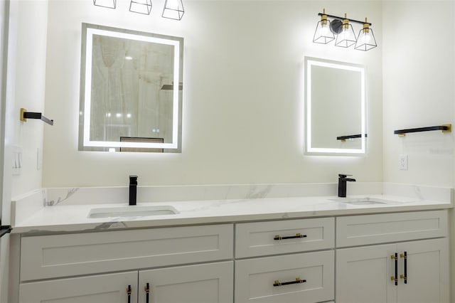 12484 Cross St, Largo, FL 33773 - bathroom with double vanity