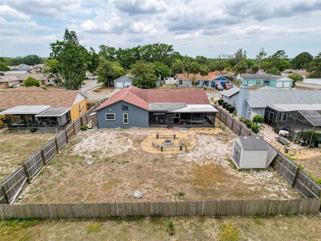 7237 Bramblewood Dr, Port Richey, FL 34668 - drone / aerial view featuring a residential view