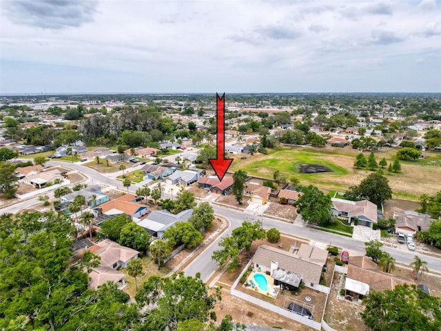7237 Bramblewood Dr, Port Richey, FL 34668 - aerial view with a residential view