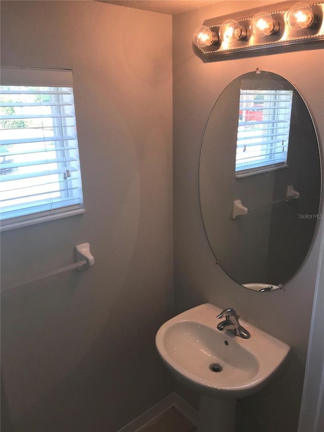 bathroom with a sink