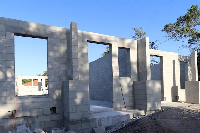 view of side of property