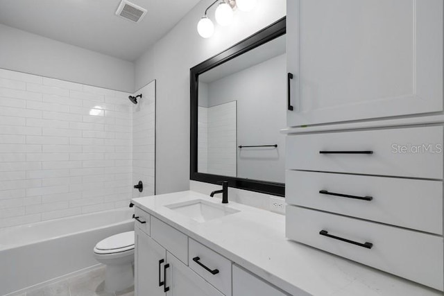 406 N Westland St Unit 1, Tampa, FL 33609 - full bathroom with toilet, vanity, and  shower combination