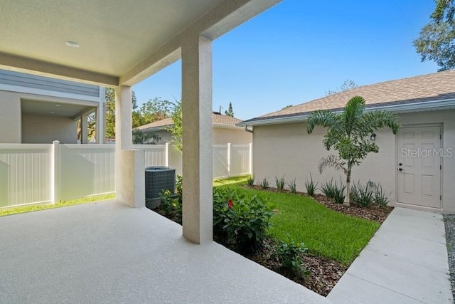 406 N Westland St Unit 1, Tampa, FL 33609 - view of patio featuring cooling unit