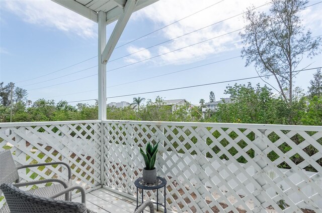 623 Garland Cir, Indian Rocks Beach, FL 33785 - view of wooden deck
