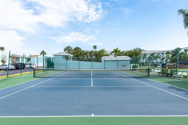 623 Garland Cir, Indian Rocks Beach, FL 33785 - view of tennis court