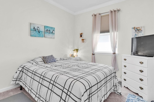 11626 Blue Woods Dr, Riverview, FL 33569 - bedroom featuring carpet floors, ornamental molding, and baseboards