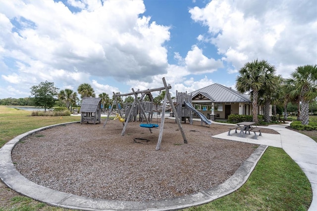 11626 Blue Woods Dr, Riverview, FL 33569 - community playground featuring a yard