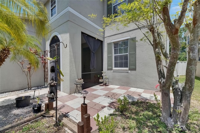 10636 Dawns Light Dr, Riverview, FL 33578 - view of patio featuring fence