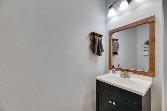 10636 Dawns Light Dr, Riverview, FL 33578 - half bathroom with vanity and toilet