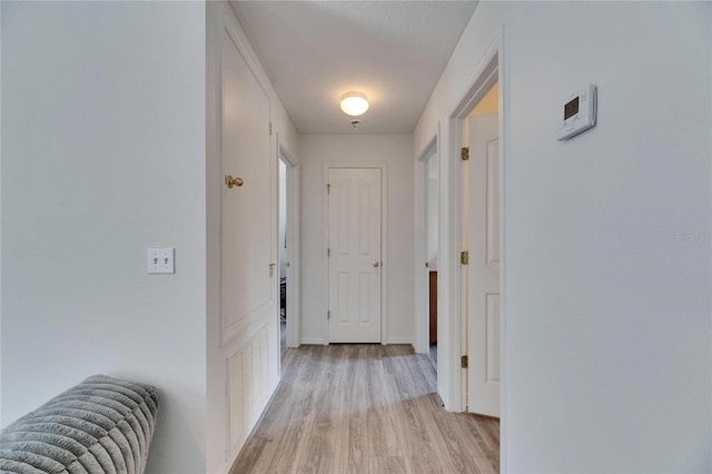 10636 Dawns Light Dr, Riverview, FL 33578 - hall with light wood-style flooring and baseboards
