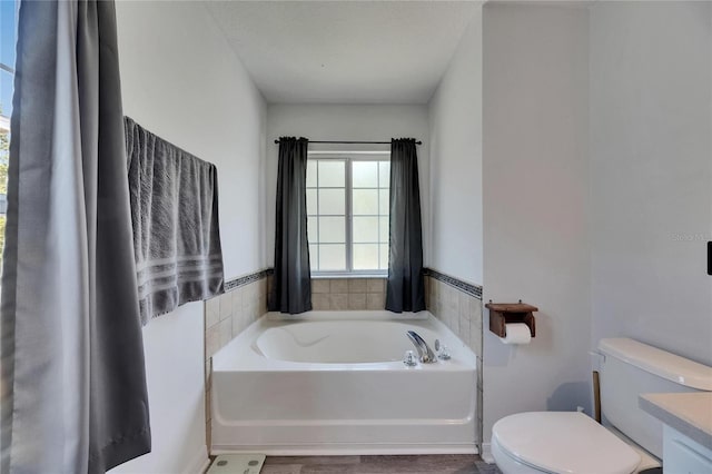 10636 Dawns Light Dr, Riverview, FL 33578 - bathroom with a garden tub and toilet