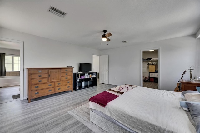10636 Dawns Light Dr, Riverview, FL 33578 - bedroom featuring wood finished floors, baseboards, and ceiling fan