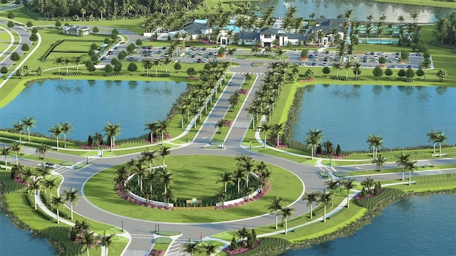 11375 Boundless Ter, Venice, FL 34293 - birds eye view of property featuring a water view