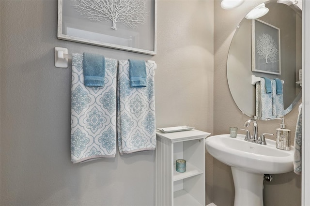 bathroom with a sink