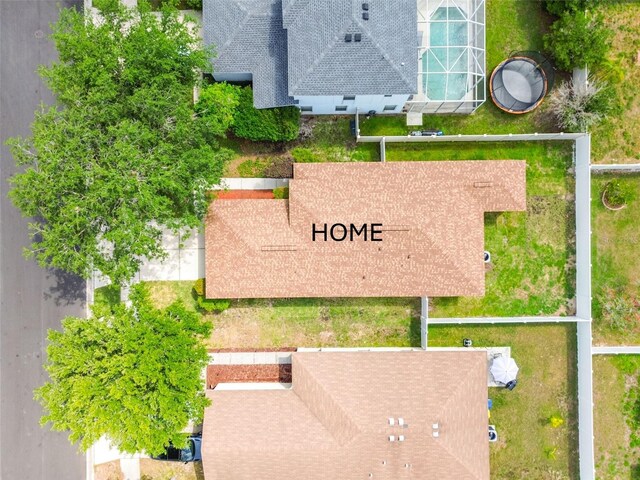 view from above of property