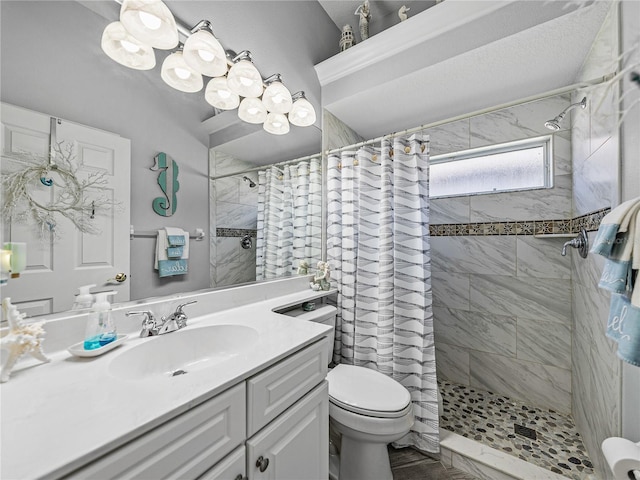 2908 89th Ave E, Parrish, FL 34219 - full bath featuring toilet, tiled shower, and vanity