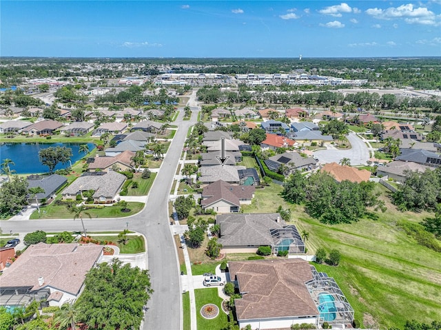2908 89th Ave E, Parrish, FL 34219 - aerial view of property's location featuring nearby suburban area and a large body of water
