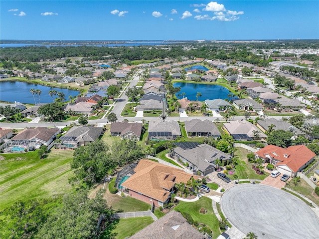 2908 89th Ave E, Parrish, FL 34219 - aerial view of property's location with a large body of water and nearby suburban area