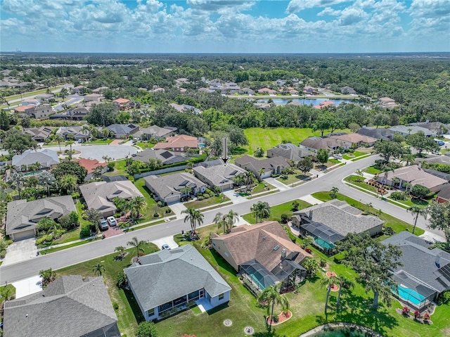 2908 89th Ave E, Parrish, FL 34219 - aerial view of residential area featuring a large body of water