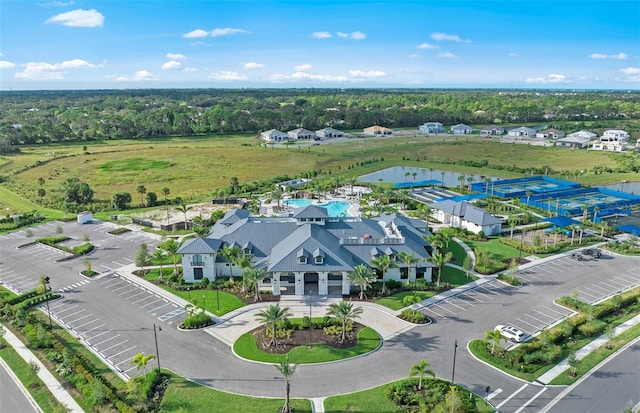 14727 Eagle Branch Dr, Nokomis, FL 34275 - aerial view with a water view