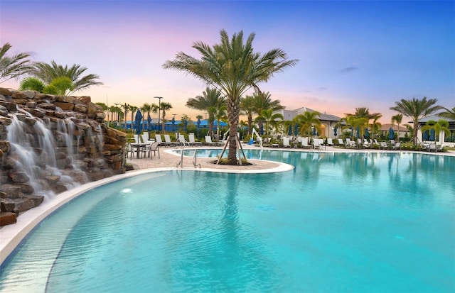 14727 Eagle Branch Dr, Nokomis, FL 34275 - community pool featuring a patio area