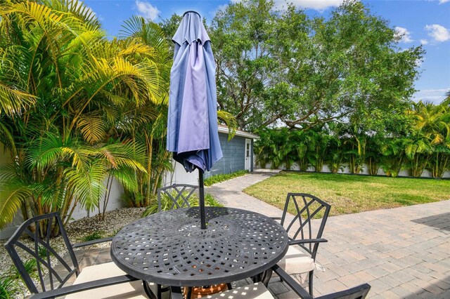 view of patio / terrace with outdoor dining area