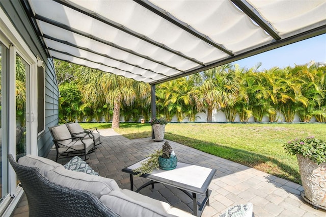 4403 W Bay Court Ave, Tampa, FL 33611 - view of patio / terrace with a pergola