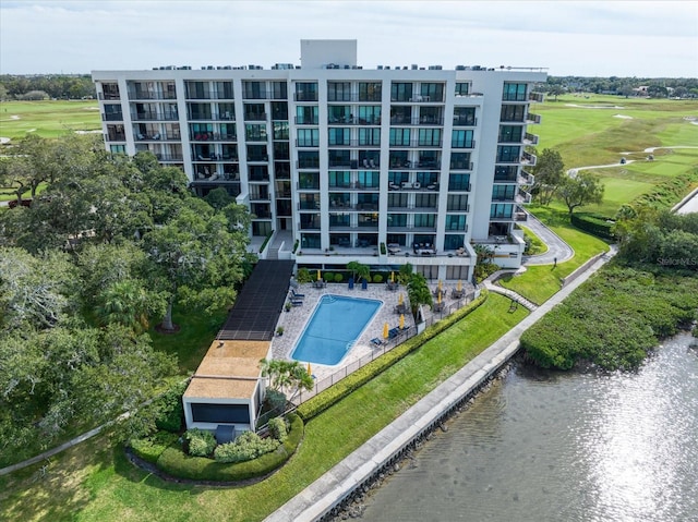 4 Belleview Blvd Unit 802, Belleair, FL 33756 - bird's eye view featuring a water view