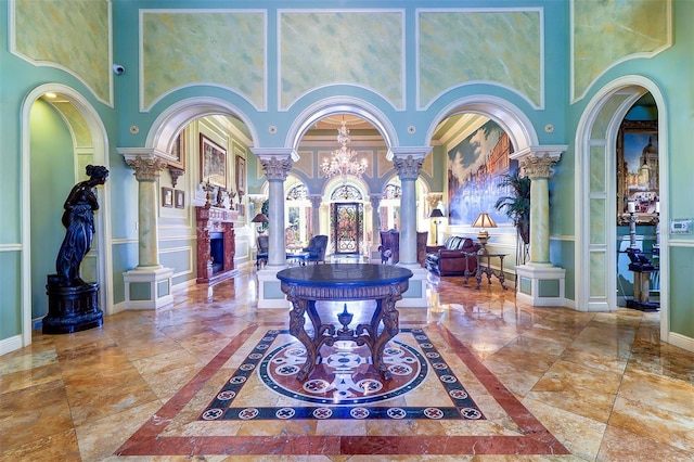 view of community lobby