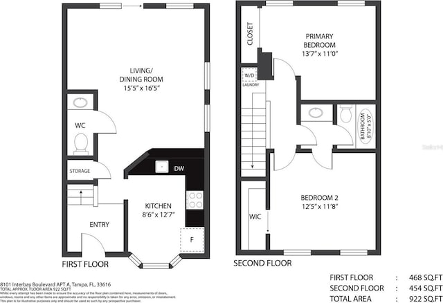 8101 Interbay Blvd Unit A, Tampa, FL 33616 - room layout